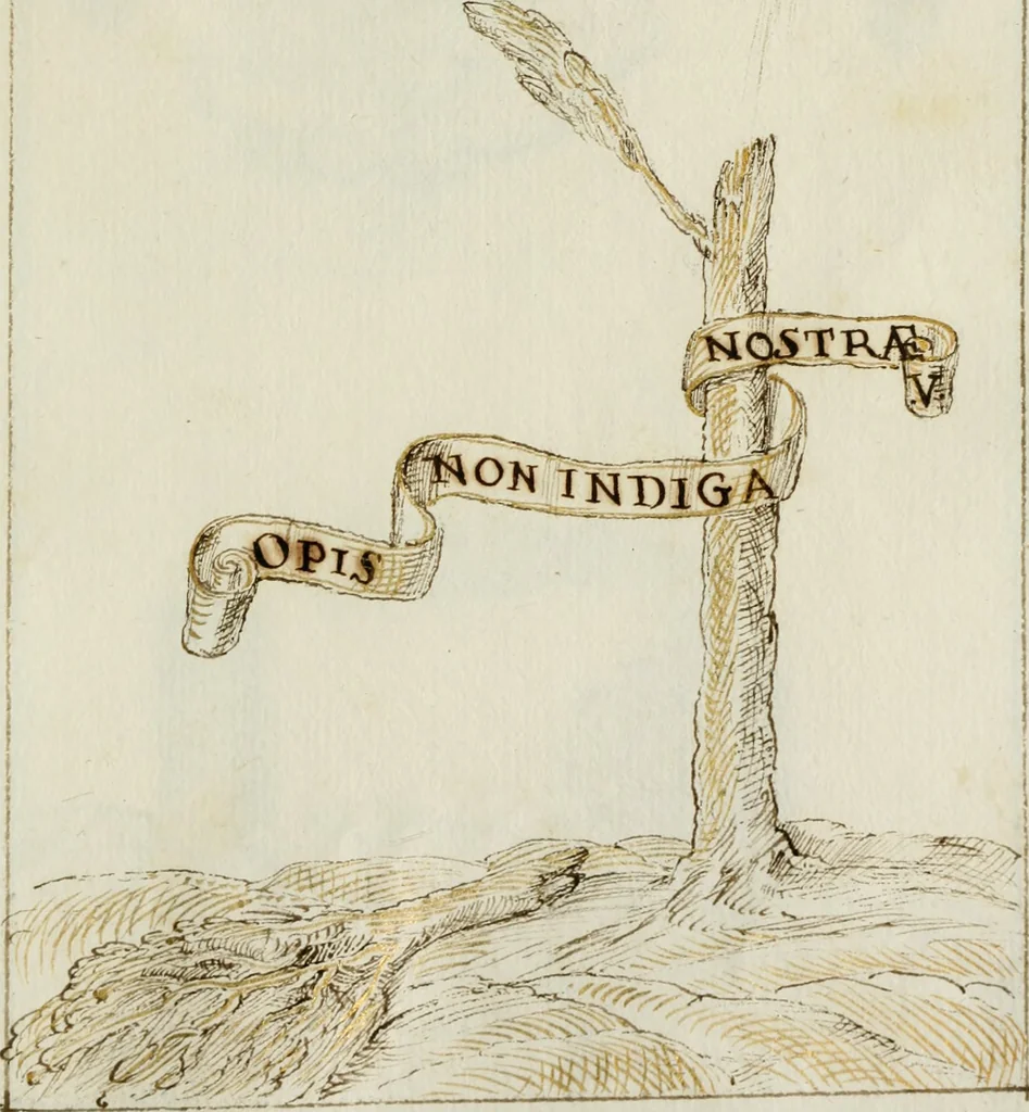 An illustration from Cento imprese, 1615, leaf 184