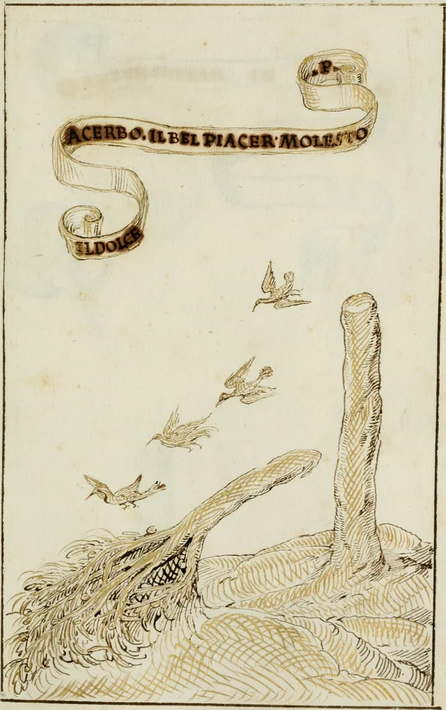 An illustration from Cento imprese, 1615, leaf 54