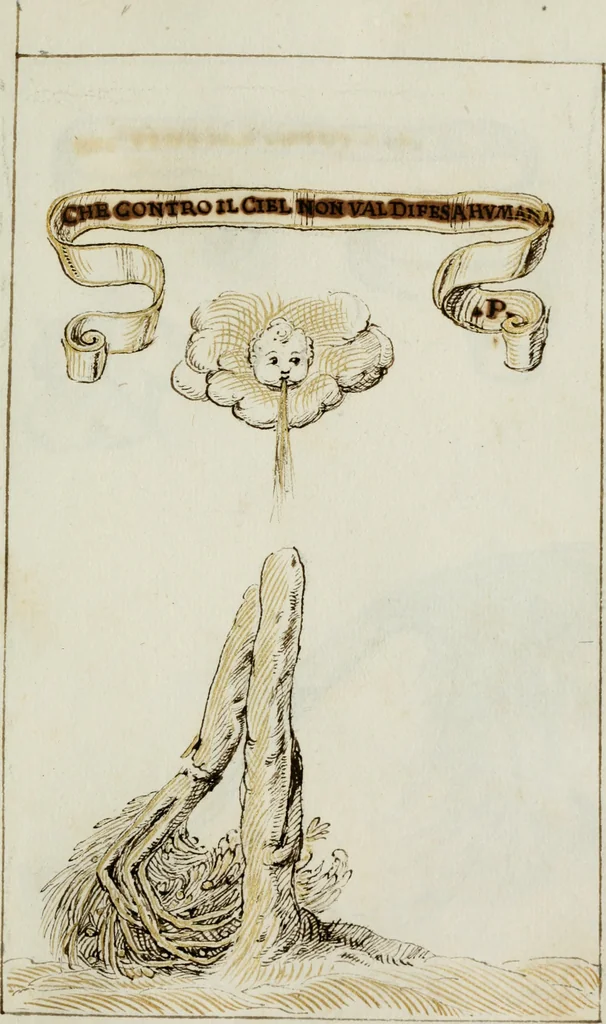 An illustration from Cento imprese, 1615, leaf 74