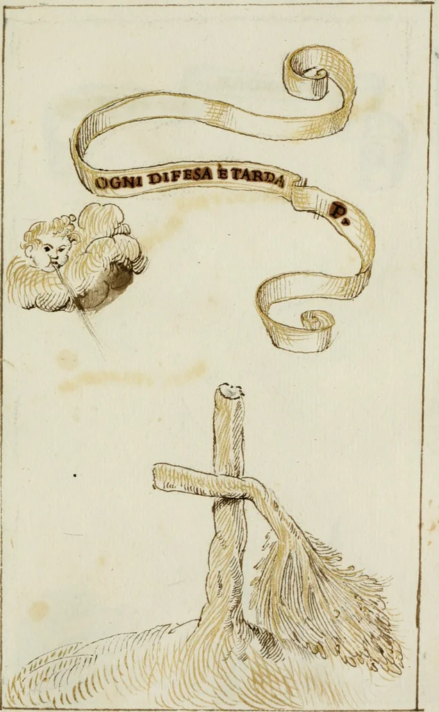 An illustration from Cento imprese, 1615, leaf 94
