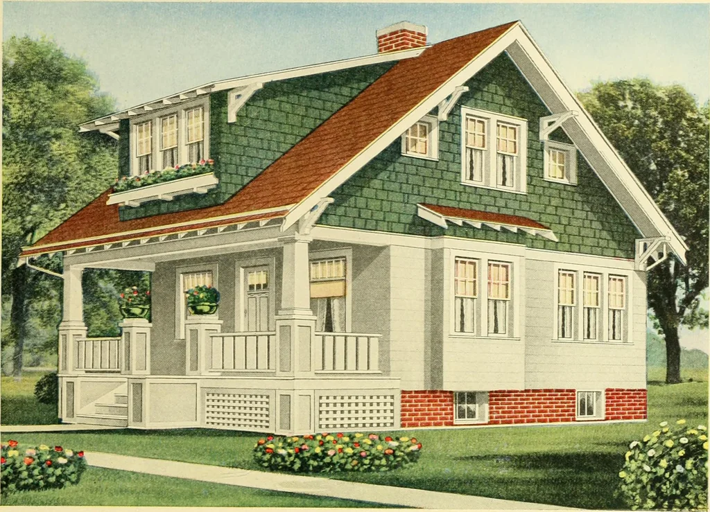 An illustration from Central's book of homes, 1920, leaf 10