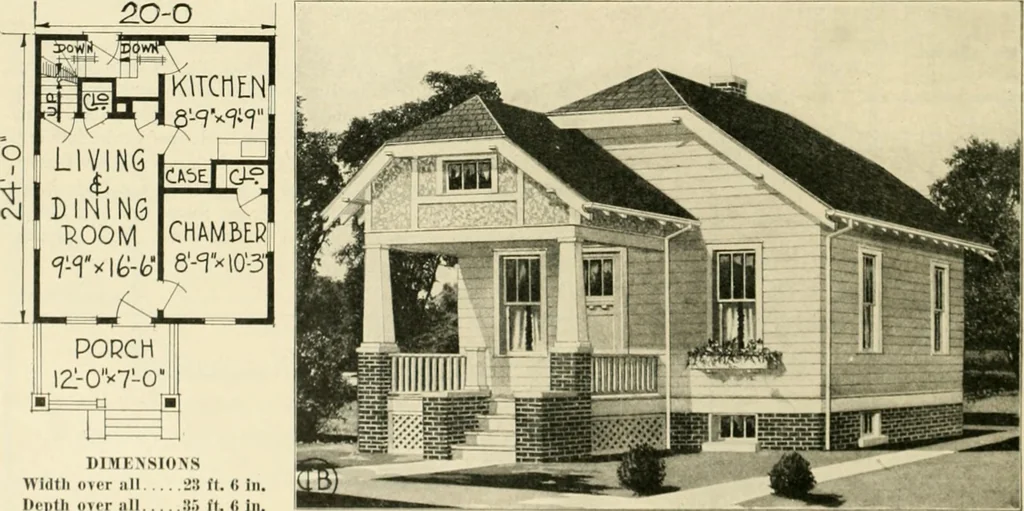An illustration from Central's book of homes, 1920, leaf 105