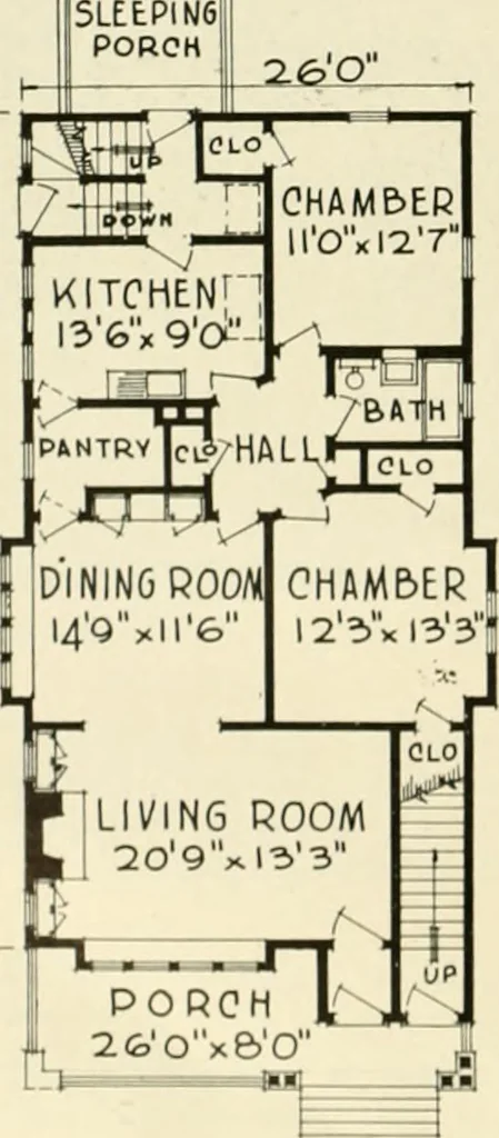 An illustration from Central's book of homes, 1920, leaf 107