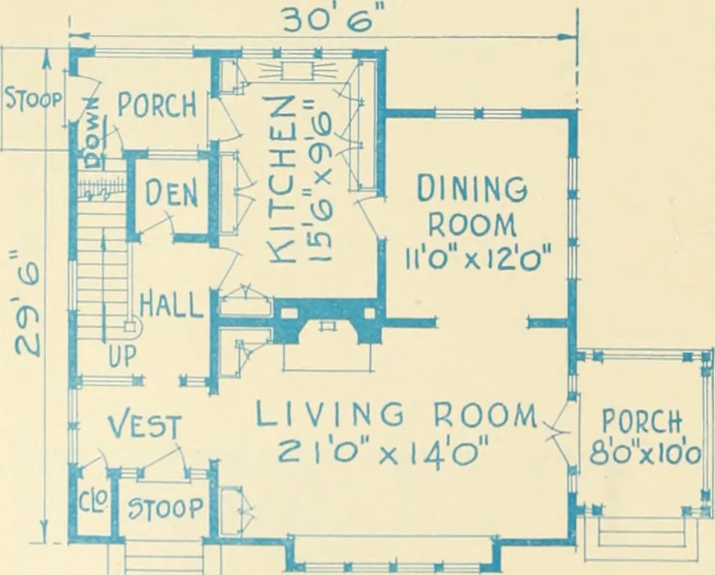 An illustration from Central's book of homes, 1920, leaf 13