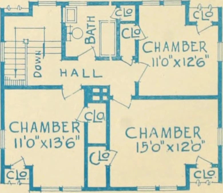 An illustration from Central's book of homes, 1920, leaf 13
