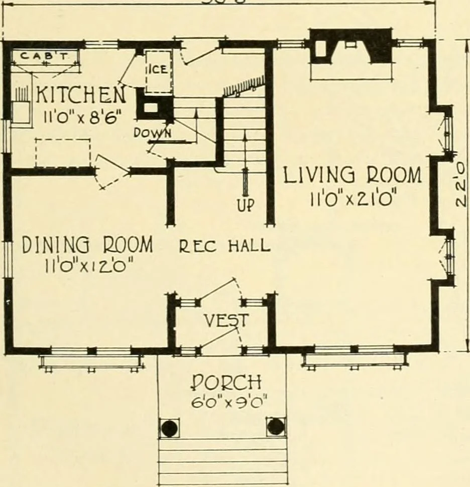 An illustration from Central's book of homes, 1920, leaf 20