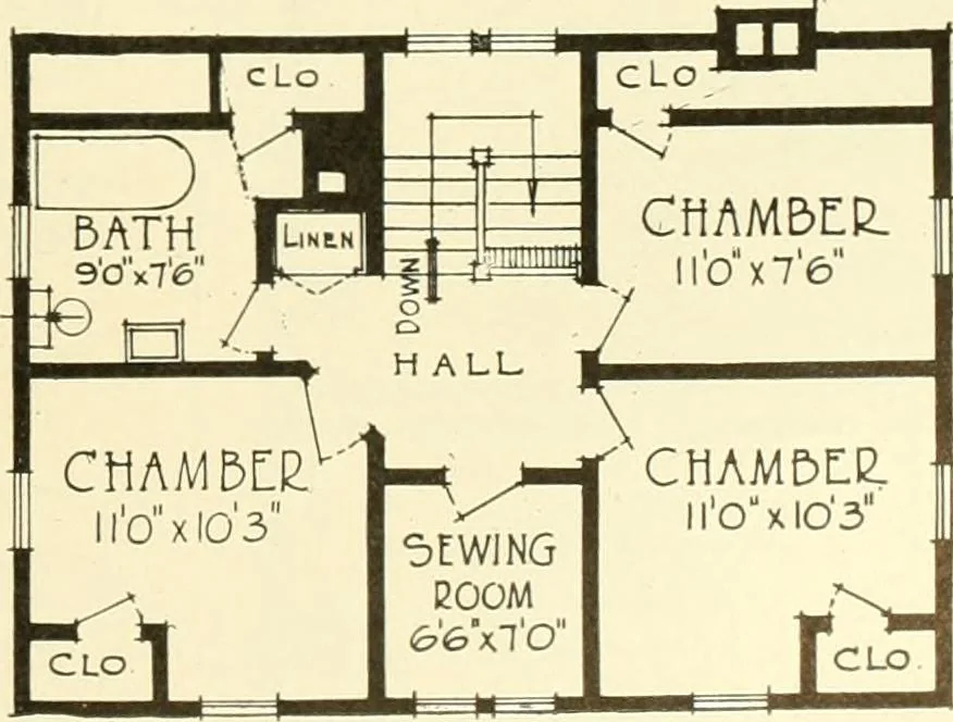 An illustration from Central's book of homes, 1920, leaf 20