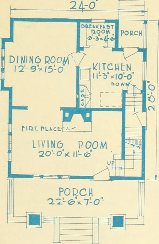 An illustration from Central's book of homes, 1920, leaf 46