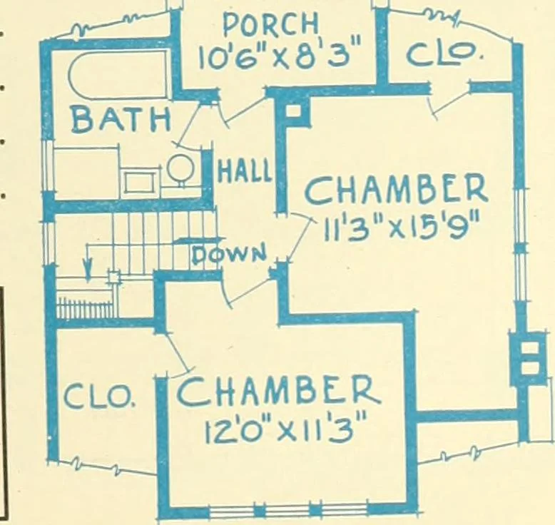 An illustration from Central's book of homes, 1920, leaf 6
