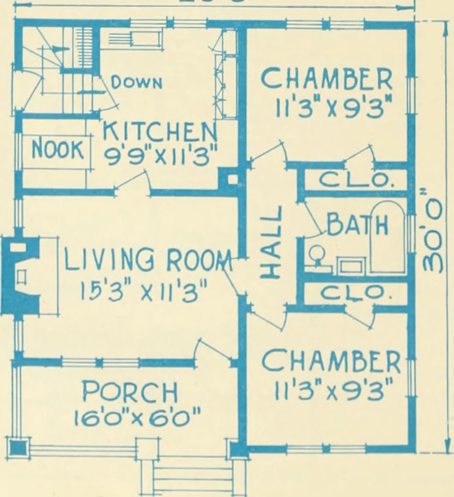 An illustration from Central's book of homes, 1920, leaf 61