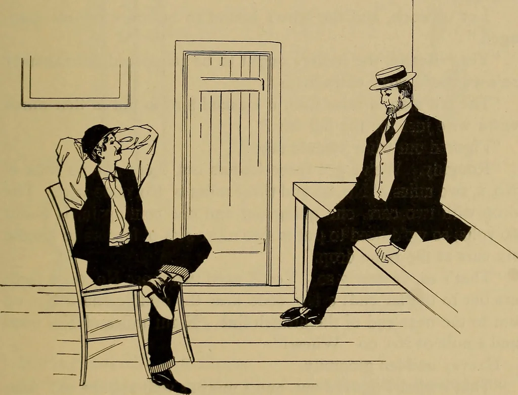 An illustration from Central station experiences, a series of narratives on the trials and tribulations of a steam engineer while learning to run an electric station;, 1901, leaf 60
