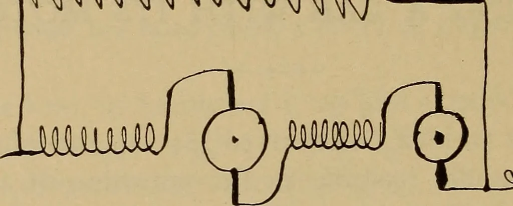 An illustration from Central station experiences, a series of narratives on the trials and tribulations of a steam engineer while learning to run an electric station;, 1901, leaf 75
