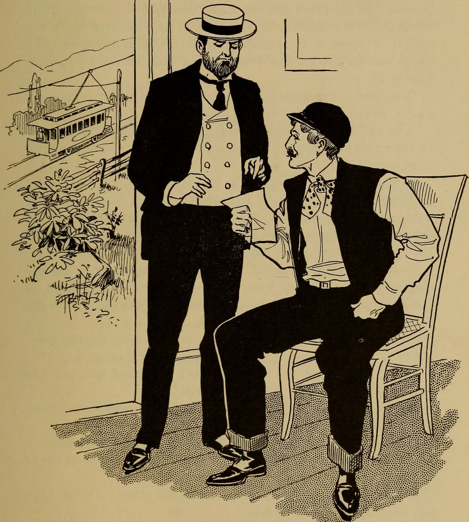 An illustration from Central station experiences, a series of narratives on the trials and tribulations of a steam engineer while learning to run an electric station;, 1901, leaf 78