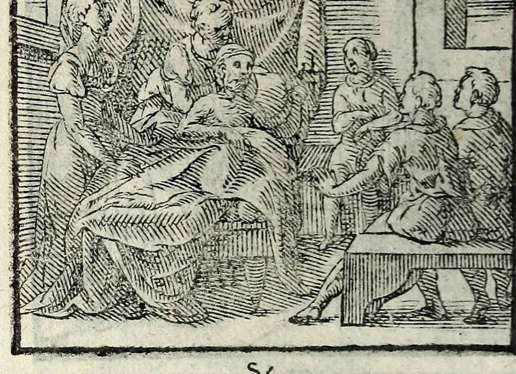 An illustration from Centvm fabvlae ex antiqvis scriptoribus acceptae, et graecis latinisq́; tetrastichis senarijs explicatae, 1587, leaf 104
