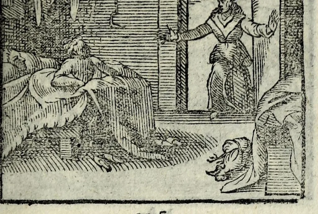An illustration from Centvm fabvlae ex antiqvis scriptoribus acceptae, et graecis latinisq́; tetrastichis senarijs explicatae, 1587, leaf 67