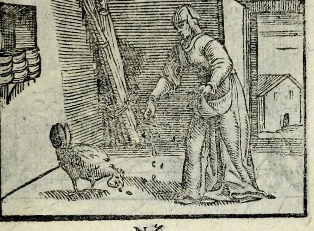 An illustration from Centvm fabvlae ex antiqvis scriptoribus acceptae, et graecis latinisq́; tetrastichis senarijs explicatae, 1587, leaf 71