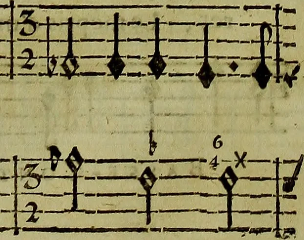 An illustration from Cephale | et | Procris | tragedie | mise| en musique, 1692, leaf 133