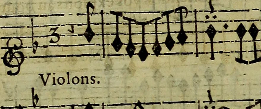 An illustration from Cephale | et | Procris | tragedie | mise| en musique, 1692, leaf 37
