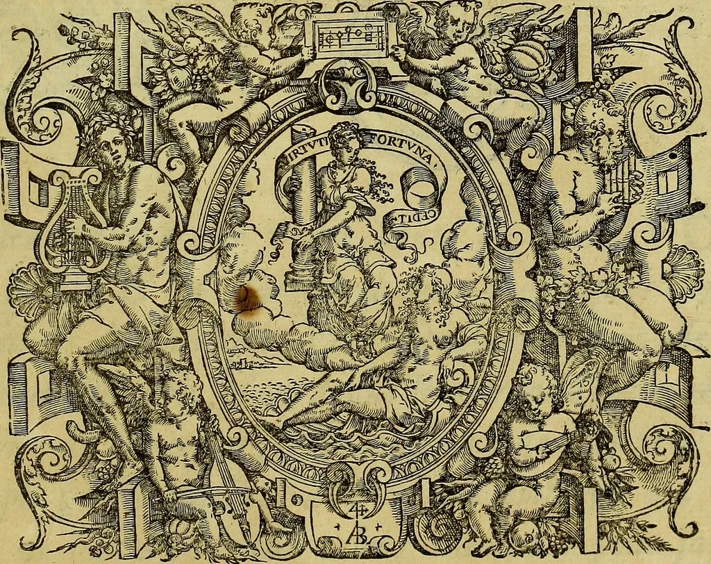 An illustration from Cephale | et | Procris | tragedie | mise| en musique, 1692, leaf 6