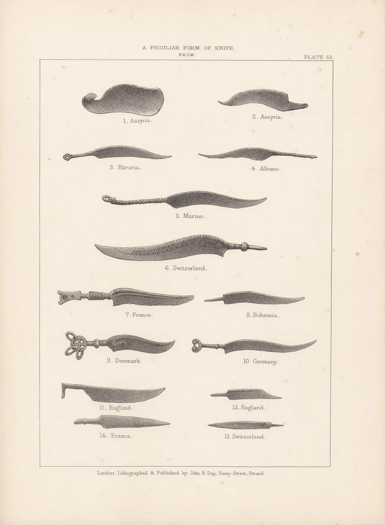 An illustration from Ceramic art in remote ages : with essays on the symbols of the circle, the cross and circle, the circle and ray ornament, the fylfot, and the serpent, showing their relation to the primitive forms of solar and nature worship, 1874, leaf 235