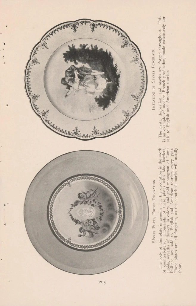 An illustration from Ceramic forgeries, 1907, leaf 13