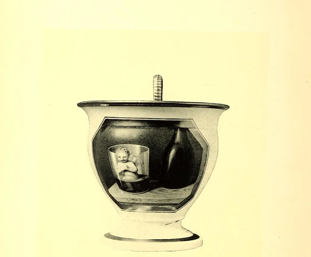 An illustration from The ceramics of Swansea and Nantgarw: a history of the factories. With biographical notices of the artists and others, notes on the merits of the porcelains, the marks thereon, etc, 1897, leaf 28