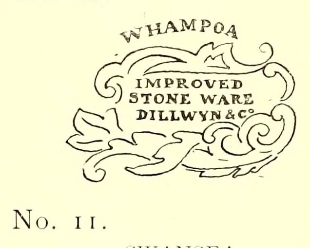 An illustration from The ceramics of Swansea and Nantgarw: a history of the factories. With biographical notices of the artists and others, notes on the merits of the porcelains, the marks thereon, etc, 1897, leaf 324