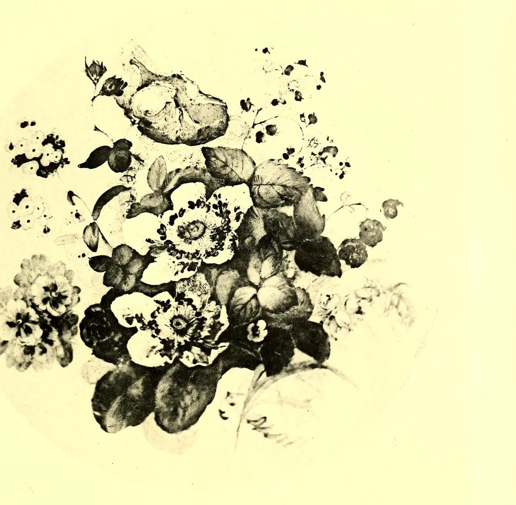 An illustration from The ceramics of Swansea and Nantgarw: a history of the factories. With biographical notices of the artists and others, notes on the merits of the porcelains, the marks thereon, etc, 1897, leaf 421