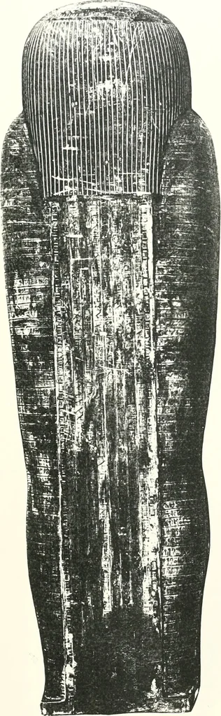 An illustration from Cercueils anthropoïdes des prêtres de Montou, 1913, leaf 180