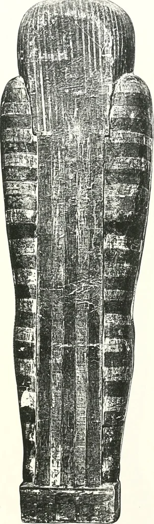 An illustration from Cercueils anthropoïdes des prêtres de Montou, 1913, leaf 194
