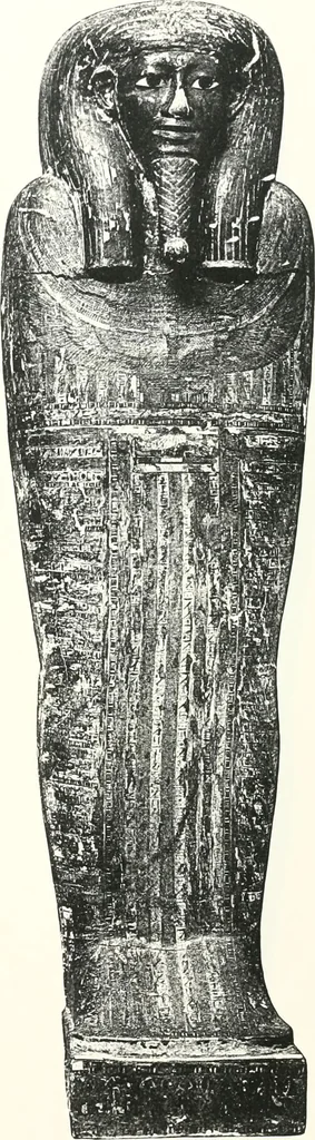 An illustration from Cercueils anthropoïdes des prêtres de Montou, 1913, leaf 194