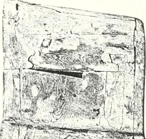 An illustration from Cercueils anthropoïdes des prêtres de Montou, 1913, leaf 222