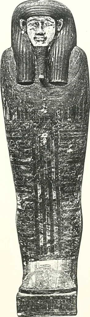 An illustration from Cercueils anthropoïdes des prêtres de Montou, 1913, leaf 232