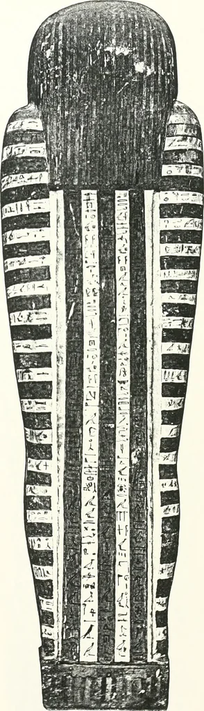 An illustration from Cercueils anthropoïdes des prêtres de Montou, 1913, leaf 232