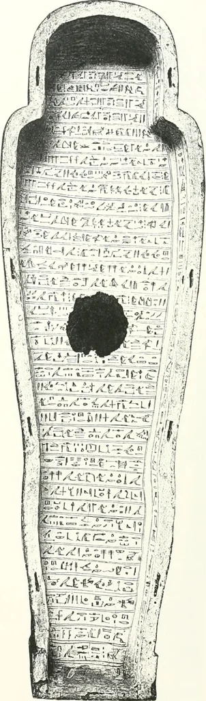 An illustration from Cercueils anthropoïdes des prêtres de Montou, 1913, leaf 234