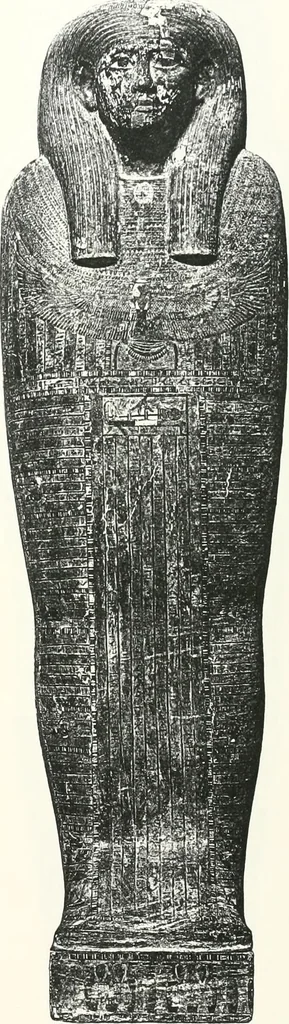 An illustration from Cercueils anthropoïdes des prêtres de Montou, 1913, leaf 250