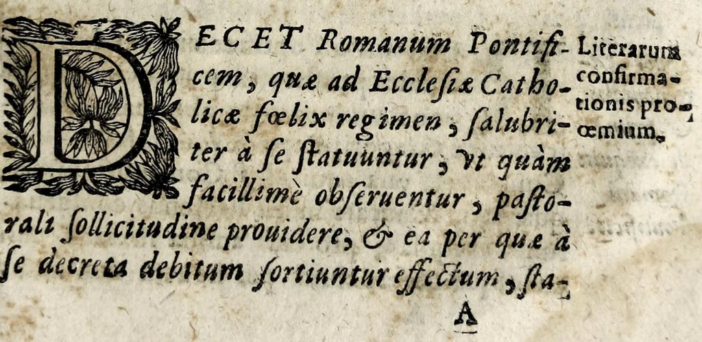 An illustration from Ceremonial de l'election des papes : dressé par le commandement du Pape Gregoire XV, traduit en françois. Et le Traité de l'election des papes, 1655, leaf 125