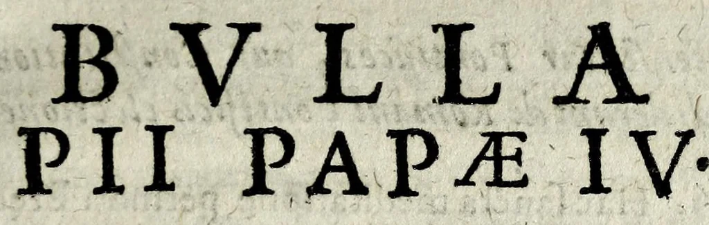 An illustration from Ceremonial de l'election des papes : dressé par le commandement du Pape Gregoire XV, traduit en françois. Et le Traité de l'election des papes, 1655, leaf 151