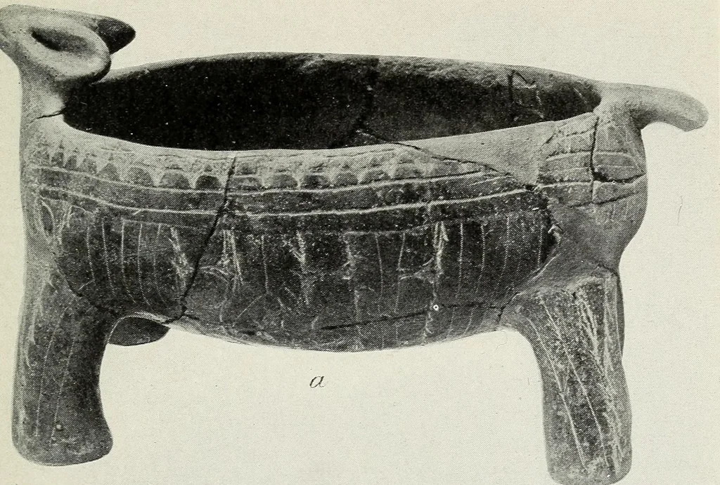 An illustration from Certain Caddo sites in Arkansas, 1920, leaf 405