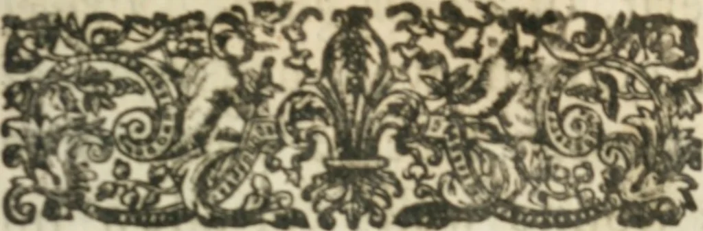 An illustration from Certaine miscellany works of the Right Honovrable Francis Lo. Verulam, Viscount S. Alban, 1629, leaf 152