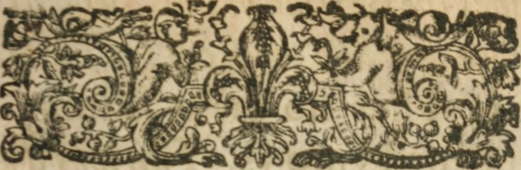 An illustration from Certaine miscellany works of the Right Honovrable Francis Lo. Verulam, Viscount S. Alban, 1629, leaf 94
