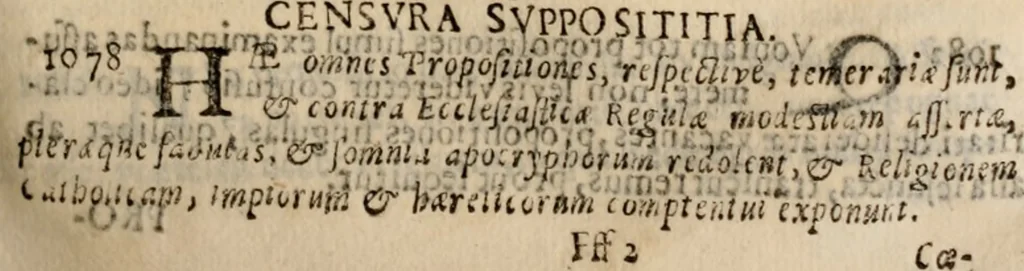 An illustration from Certamen Marianum Parisiense, vbi veritas examinatur in splendoribvs sanctorvm .., 1698, leaf 464