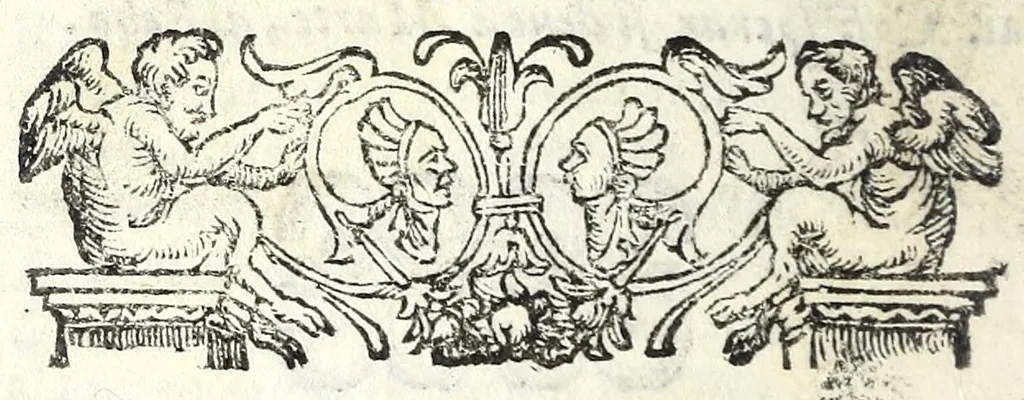 An illustration from Cesonia : tragedia, 1625, leaf 66