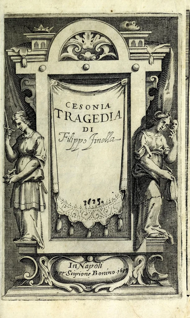 An illustration from Cesonia : tragedia, 1625, leaf 7