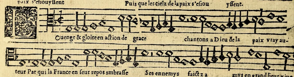 An illustration from Cest la deduction du sumptueux ordre, plaisantz spectacles et magnifiques theatres dresses, et exhibes par les citoiens de Rouen ville metropolitaine du pays de Normandie, : a la sacree maiesté du treschristian [sic] Roy de France, Henry Secō[n]d leur souuerain seigneur, et à tresillustre [sic] dame, ma dame Katharine de Medicis, la royne son espouze, lors de leur triumphant ioyeulx & nouuel aduenement en icelle ville, qui fut es iours de mercredy & ieudy premier & secō[n]d iours d'octobre, mil cinq cens cinquante, et pour plus expresse intelligence de ce tant excellent triumphe, les figures & pourtraictz des principaulx a[d]ornementz d'iceluy y sont apposez chascun en son lieu comme l'on pourra veoir par le discours de l'histoire. Auec priuilege du Roy, 1551, leaf 144
