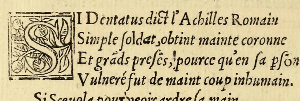 An illustration from Cest la deduction du sumptueux ordre, plaisantz spectacles et magnifiques theatres dresses, et exhibes par les citoiens de Rouen ville metropolitaine du pays de Normandie, : a la sacree maiesté du treschristian [sic] Roy de France, Henry Secō[n]d leur souuerain seigneur, et à tresillustre [sic] dame, ma dame Katharine de Medicis, la royne son espouze, lors de leur triumphant ioyeulx & nouuel aduenement en icelle ville, qui fut es iours de mercredy & ieudy premier & secō[n]d iours d'octobre, mil cinq cens cinquante, et pour plus expresse intelligence de ce tant excellent triumphe, les figures & pourtraictz des principaulx a[d]ornementz d'iceluy y sont apposez chascun en son lieu comme l'on pourra veoir par le discours de l'histoire. Auec priuilege du Roy, 1551, leaf 18