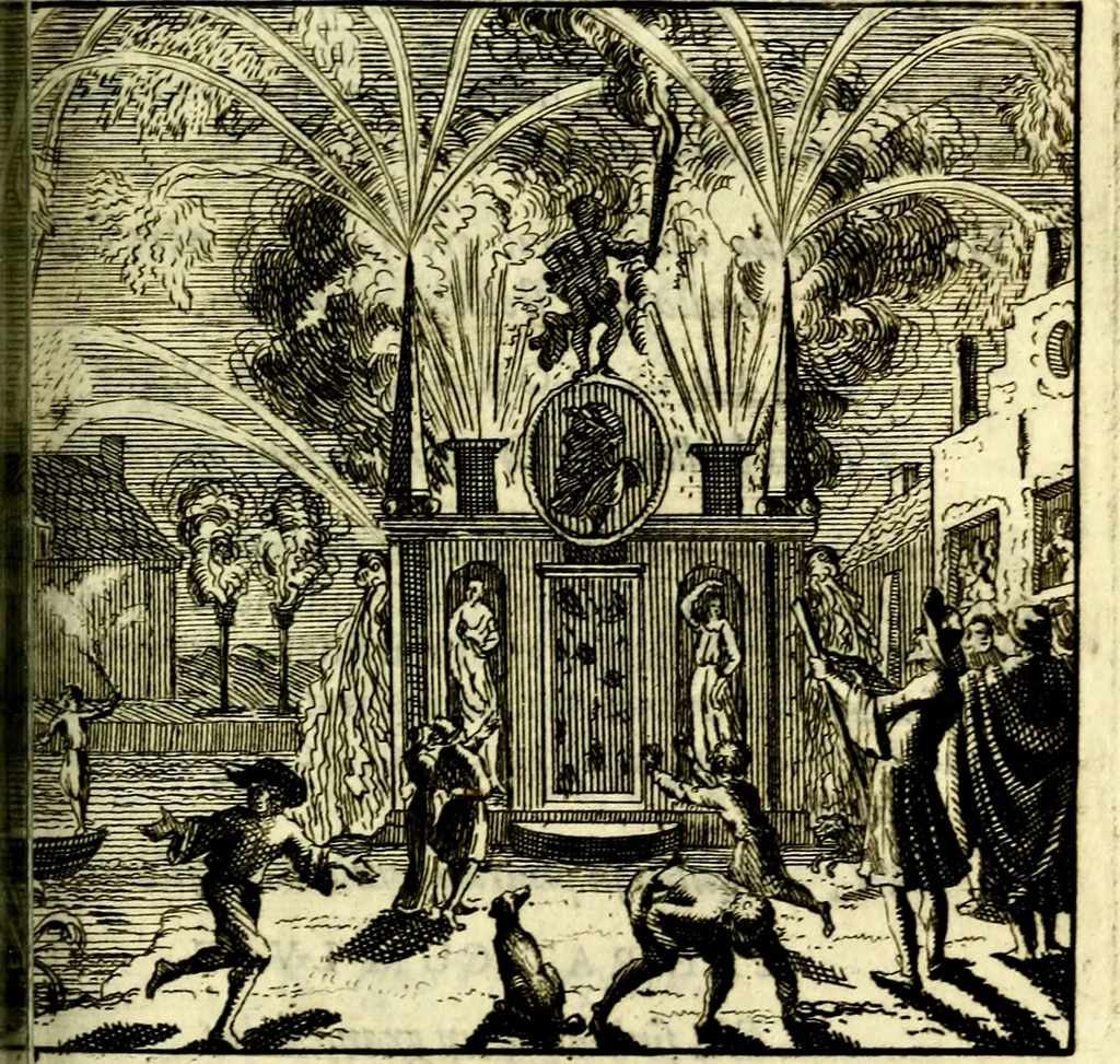 An illustration from C. F. Menestrerii ... Philosophia imaginum id est sylloge symbolorum amlissima, .., 1695, leaf 490
