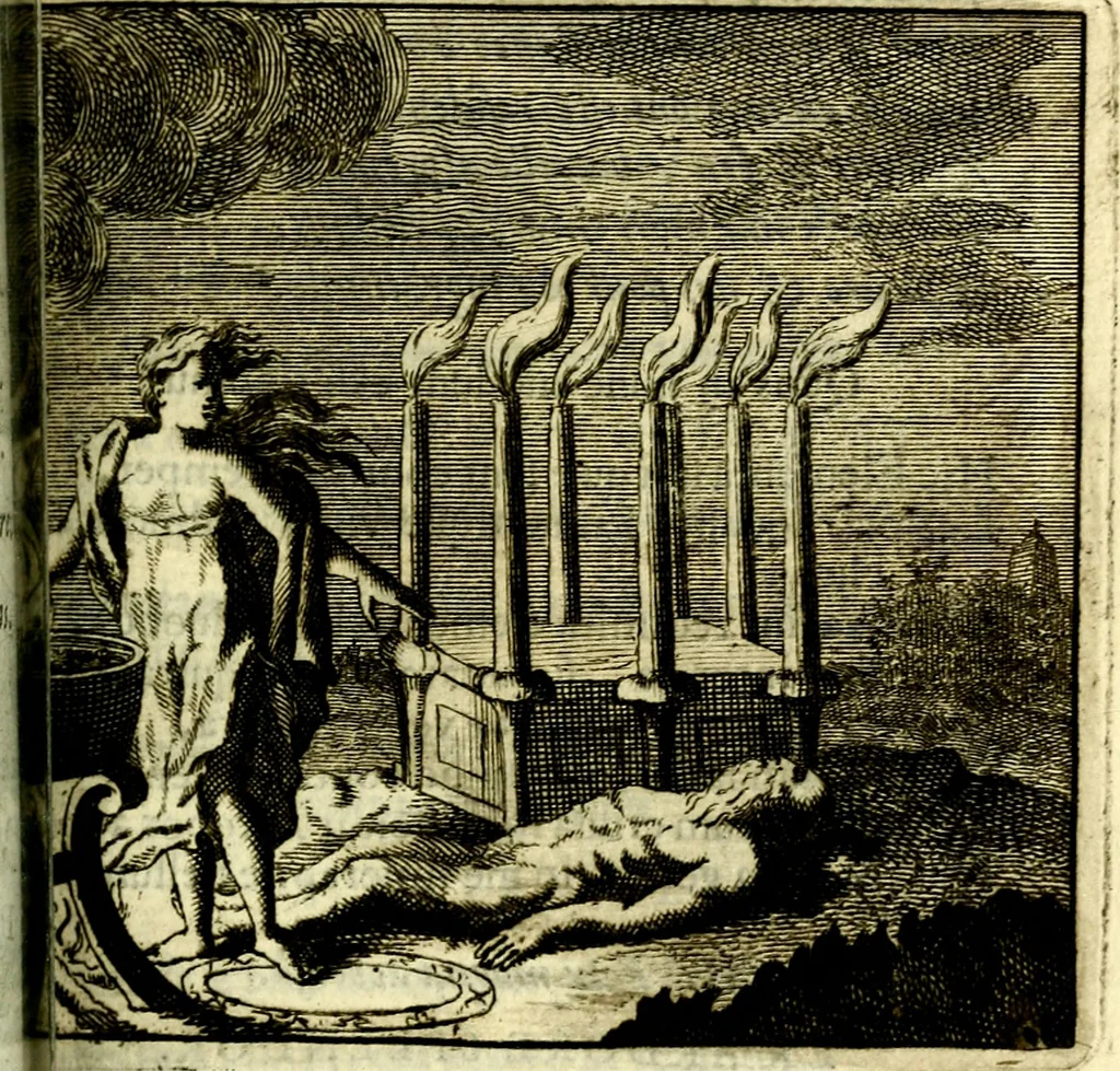 An illustration from C. F. Menestrerii ... Philosophia imaginum id est sylloge symbolorum amlissima, .., 1695, leaf 508