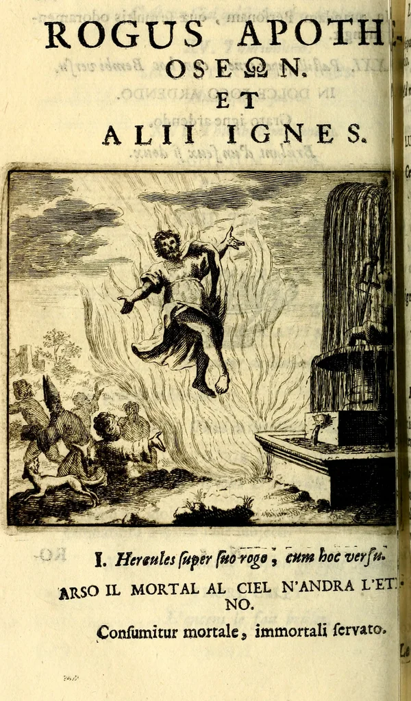 An illustration from C. F. Menestrerii ... Philosophia imaginum id est sylloge symbolorum amlissima, .., 1695, leaf 589