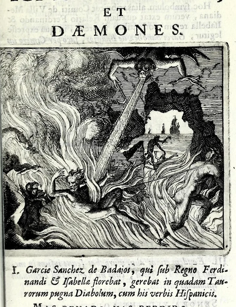 An illustration from C.F. Menestrerii S.J. Philosophia imaginum, id est, Sylloge symbolorum amplissima : qua plurima regum, principum, nobilium, foeminarum illustrium, eruditorum, aliorumque virorum in Europa praestantium, quae prostant, summa diligentia sunt congesta methodoque succincta exhibita : e lingua Gallica in Latinam translata, figurisque elegantioribus ac antea ornata, 1695, leaf 565
